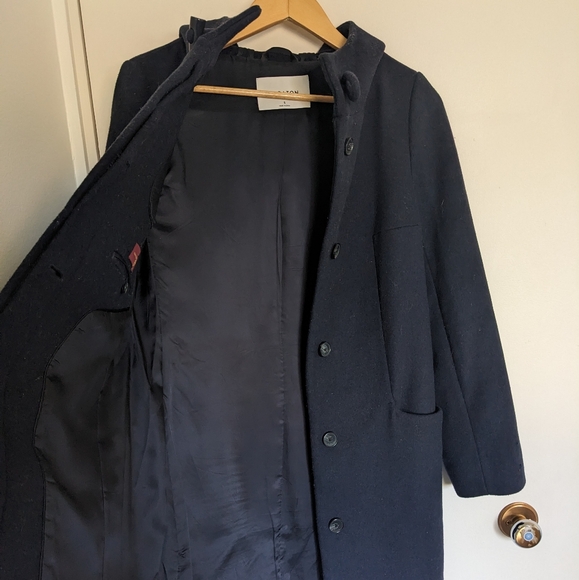 Babaton Pearce Navy Coat Wool - Picture 7 of 14